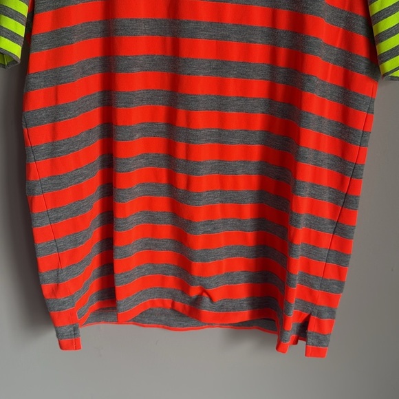 Jill Sanders Unisex Neon Stripe Colorblock T-Shirt - Picture 4 of 8